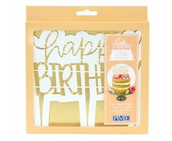 Uitsteker Happy Birthday Topper 2
