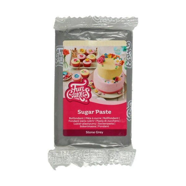 Funcakes Fondant Stone Grey 250 Gram