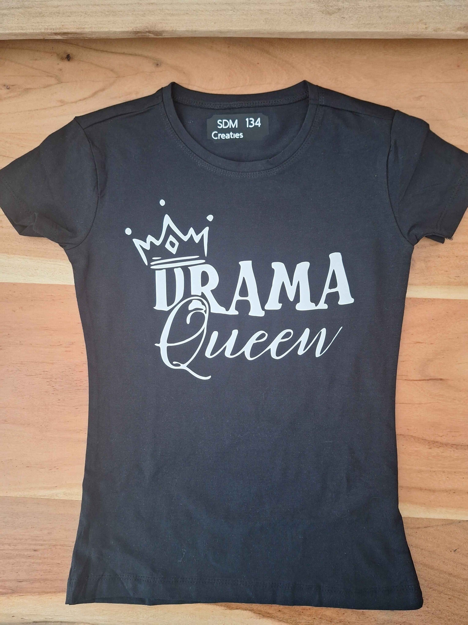Kinder T-shirt &#039;Drama Queen&#039; - Comfort en Stijl