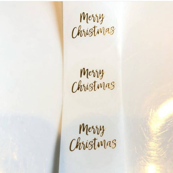 Merry Christmas stickers