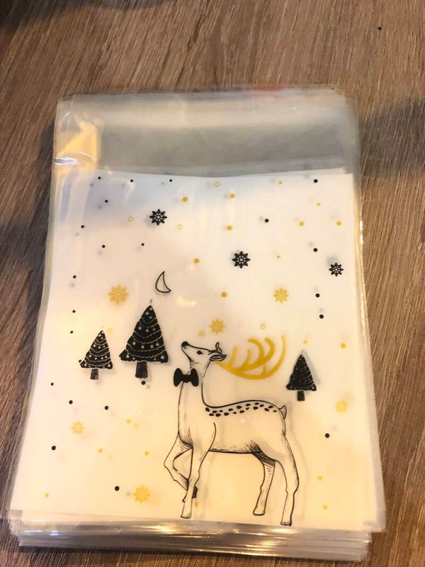 Rendier inpak zakjes