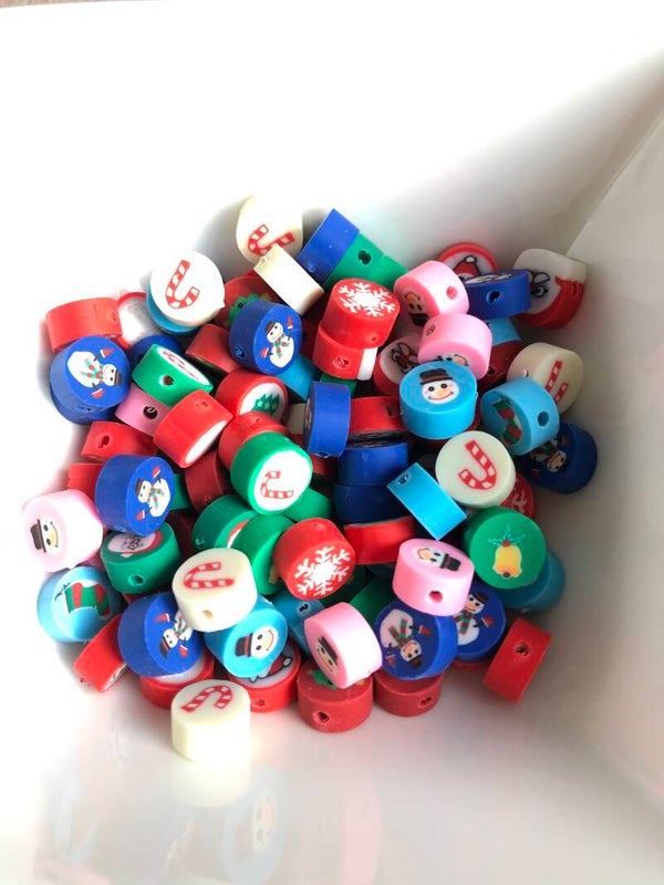 Gekleurde kerst polymeer mix