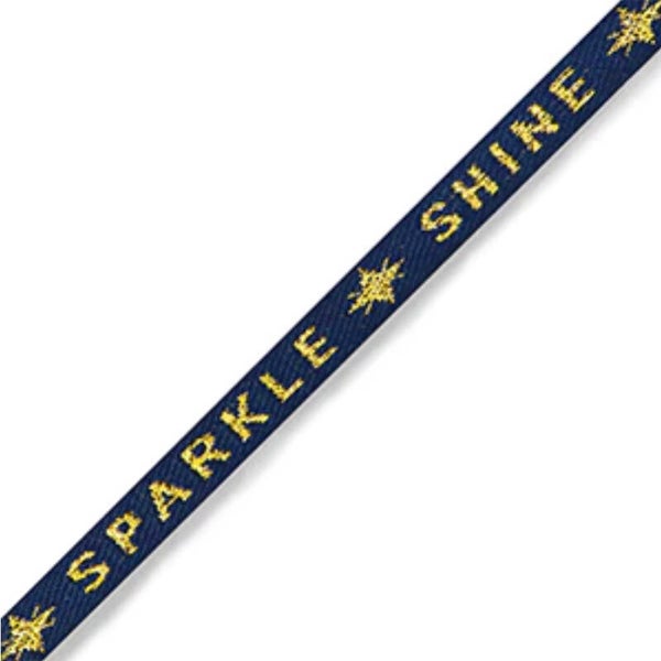Shine sparkle blue-gold lint