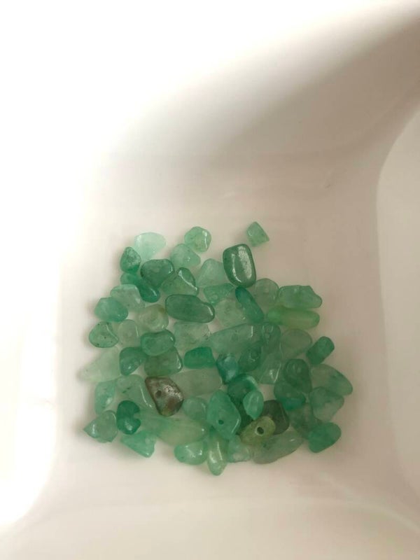 Licht groene edelstenen