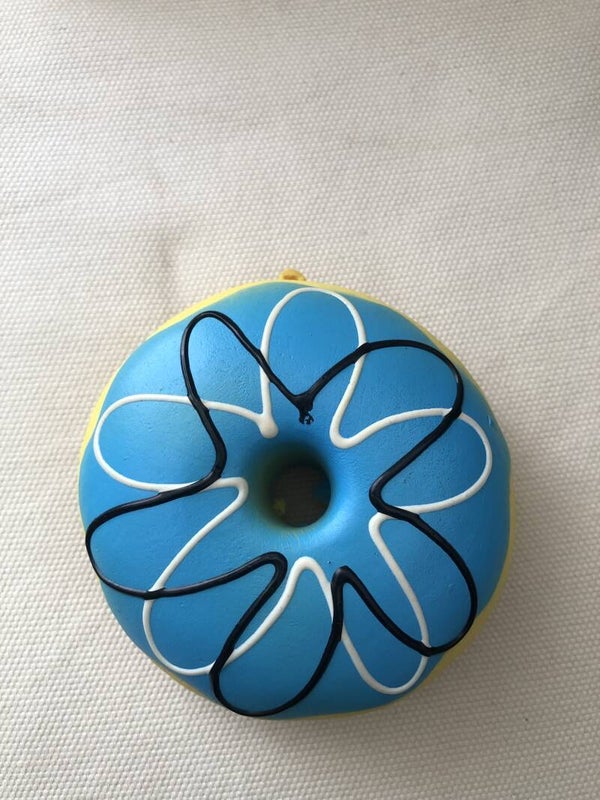 Donut squishy blauw