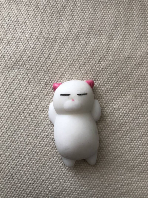 Mochi kat met roze oren