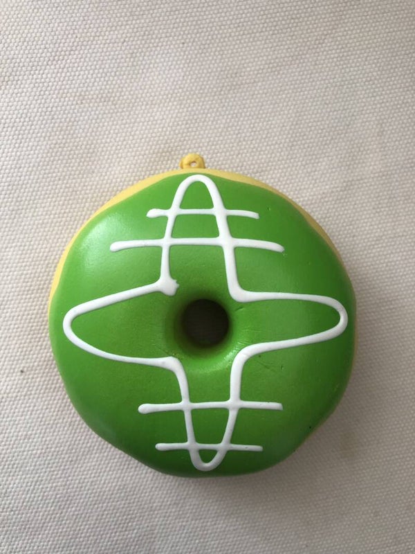 Donut squishy groen