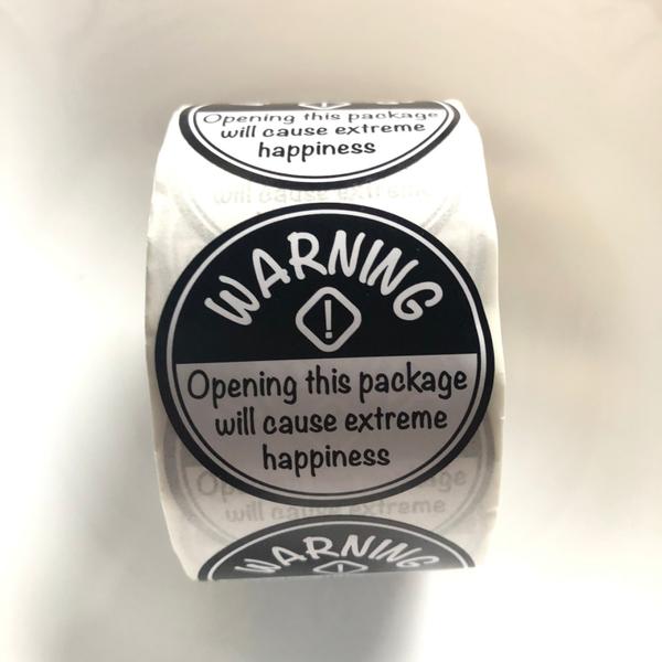 Warning stickers