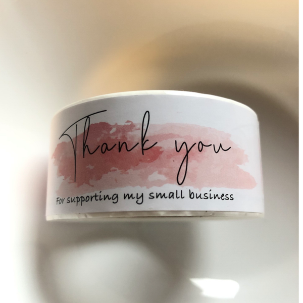 Thankyou for supporting my small business stickers