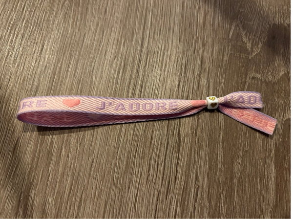 J’adore lint armbandje roze paars