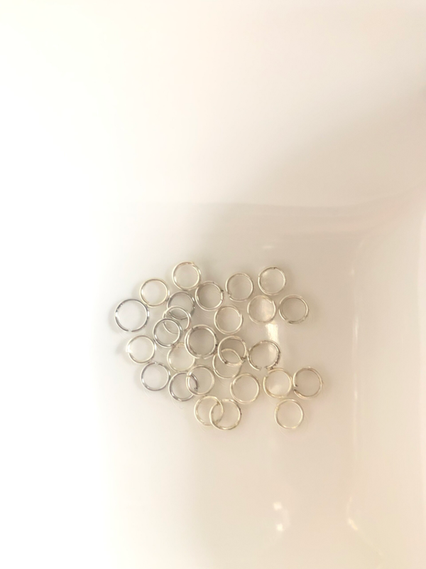 Buig ringetjes zilver