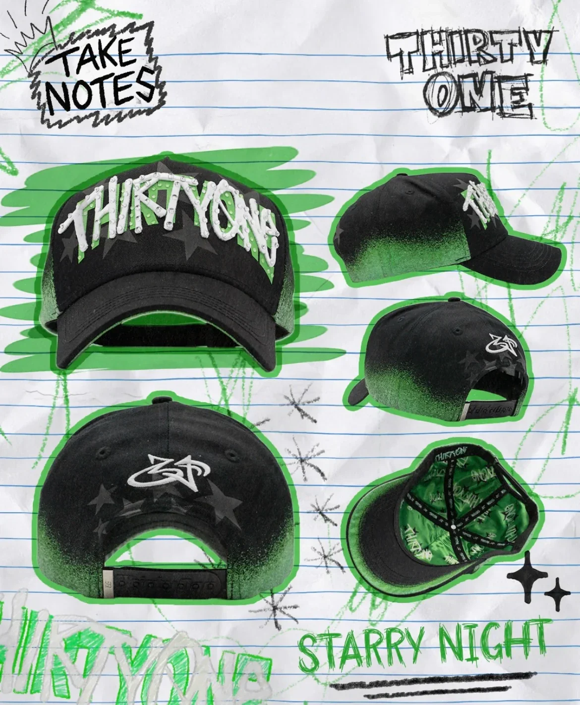 "STARRY NIGHT" | 31 HATS - TN