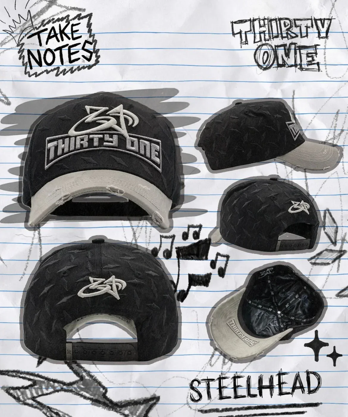 "STEELHEAD" | 31 HATS - TN