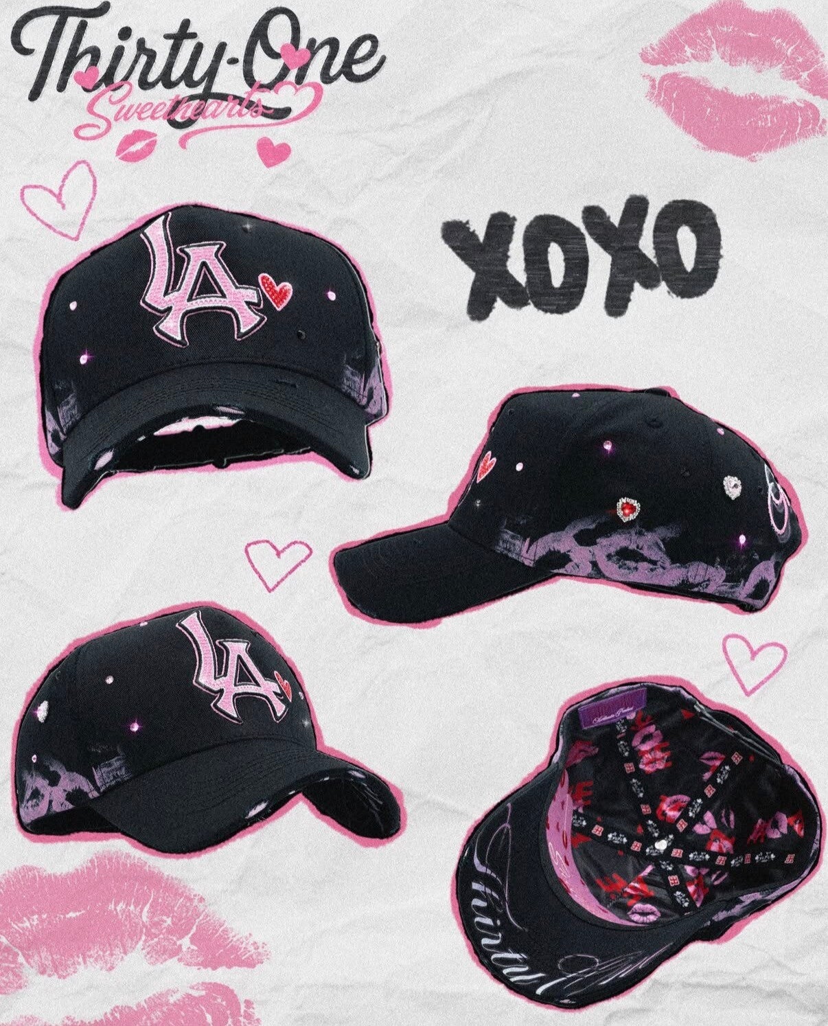 "XOXO" | 31 HATS - SWEETHEARTS