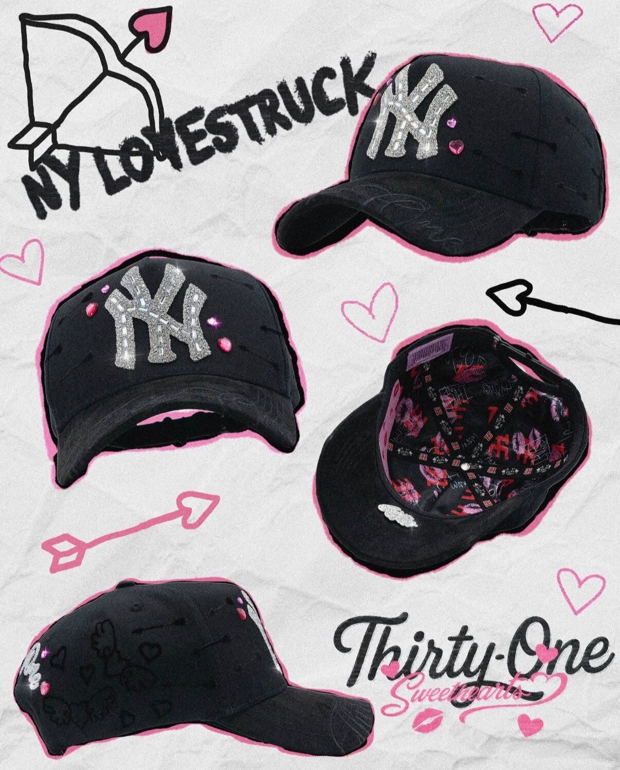 "NY LOVESTRUCK" | 31 HATS - SWEETHEARTS