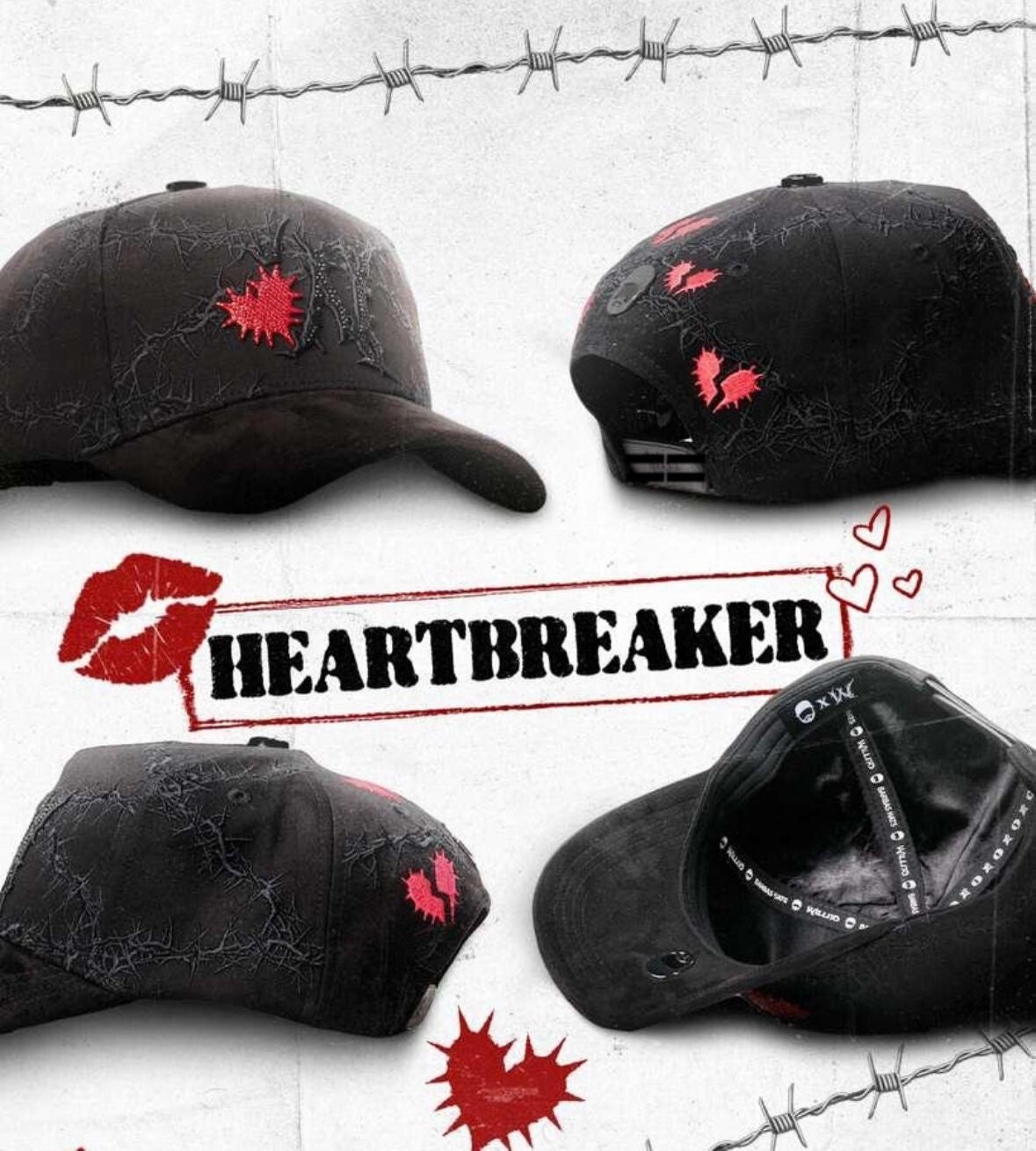 "HEARTBREAKER" | BARBAS HATS x WILLITO