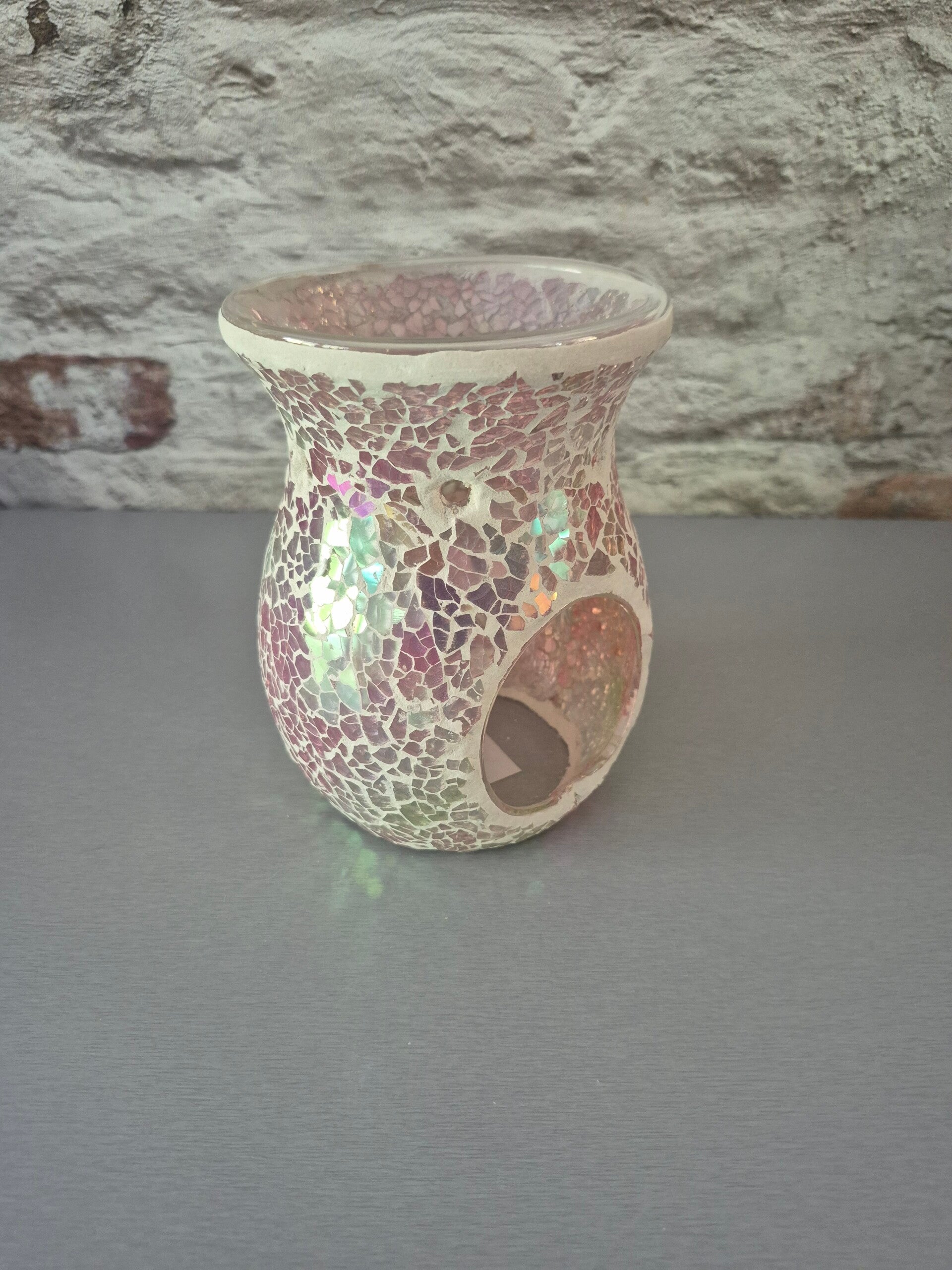 Brûleur XL mosaïque rose
