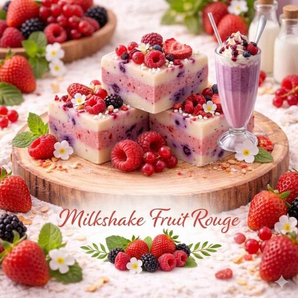 Milkshake fruits rouges