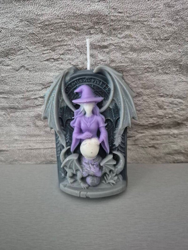 Sorcière mystique Bougie moulée