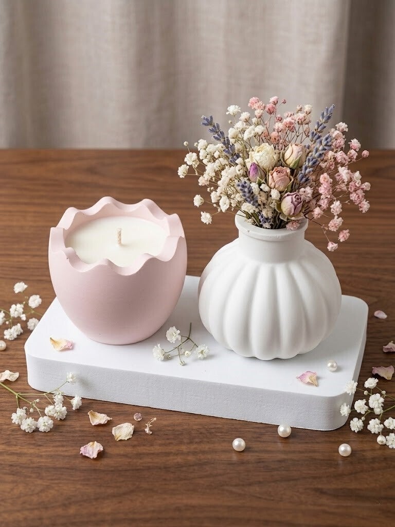 Oeuf bougie coulée parfumée (Spécial pâques)