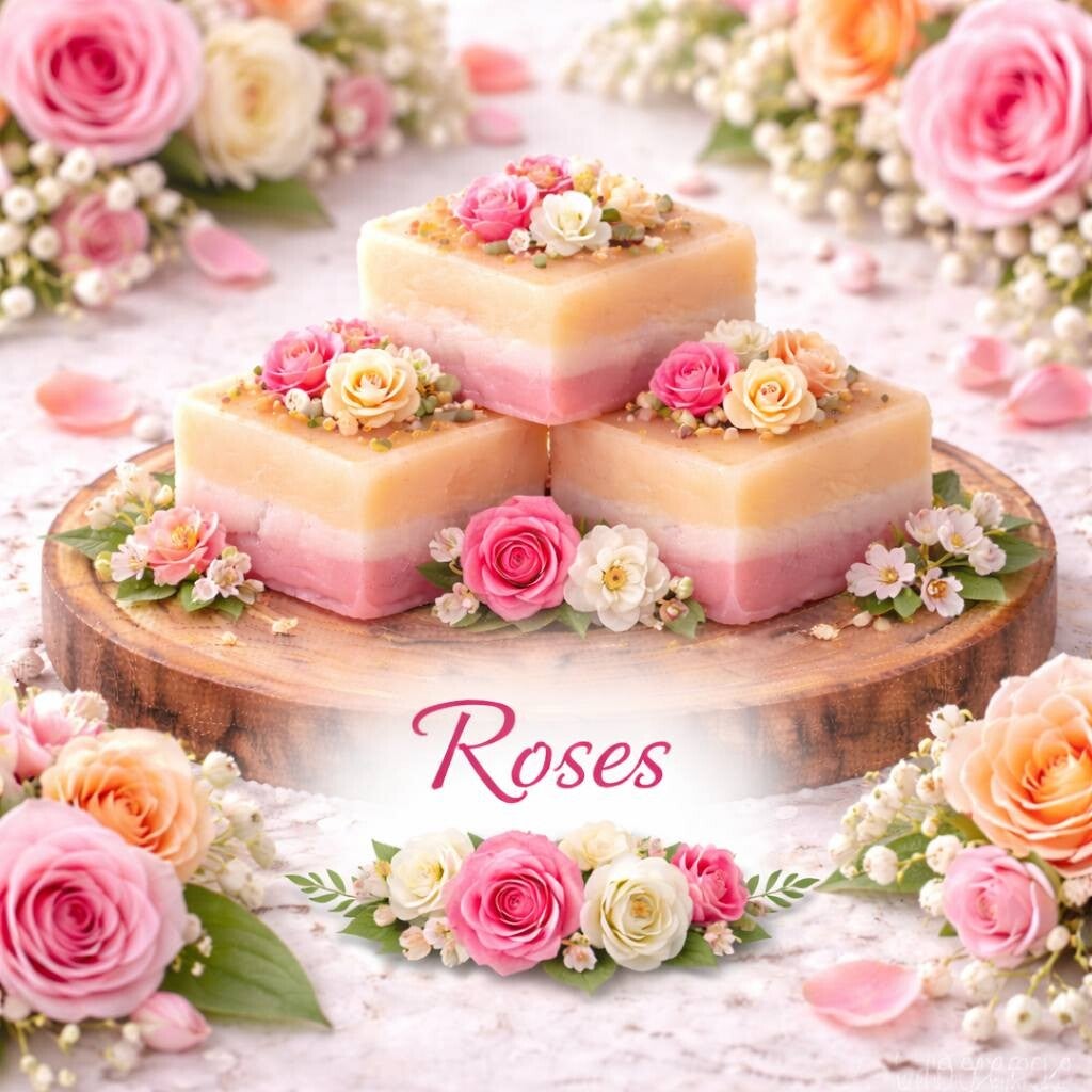 Rose vanillé