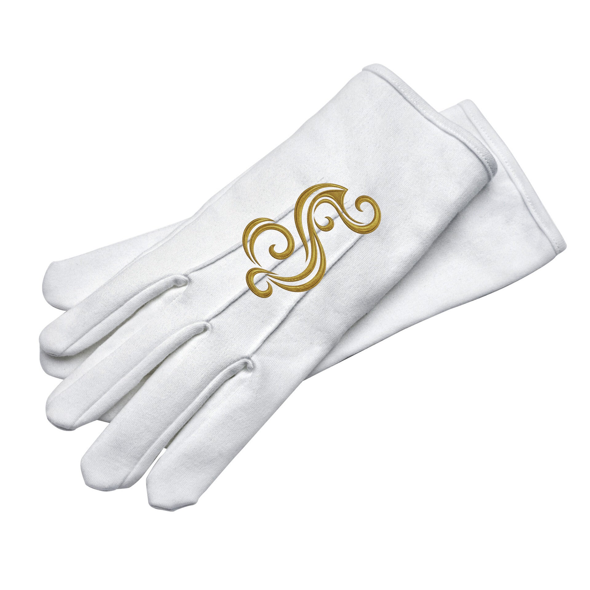 Geborduurde Sint en Santa handschoenen