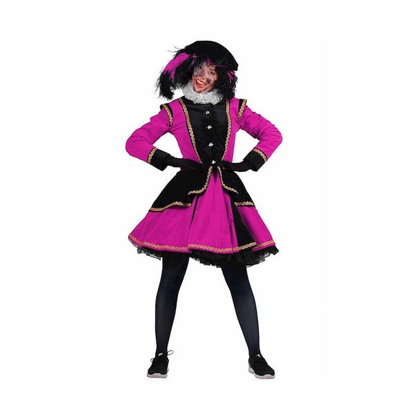 Dames Pietenpak Madrid Zwart/Pink