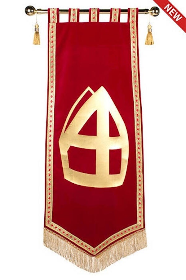 Sinterklaas banner inclusief Mast