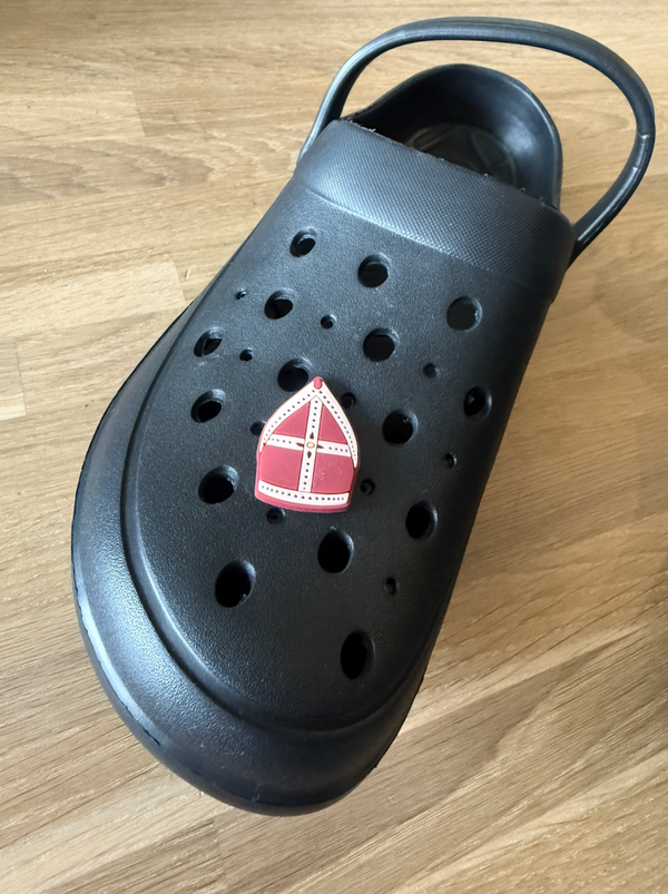 Schoenbedels voor crocs - Mijter Sinterklaas