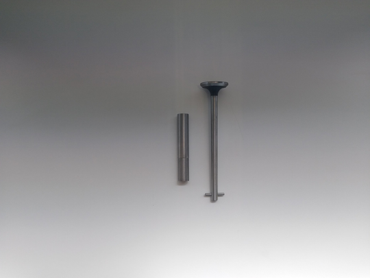 Klep + inlaatklepgeleider O-11 O-21 O-41