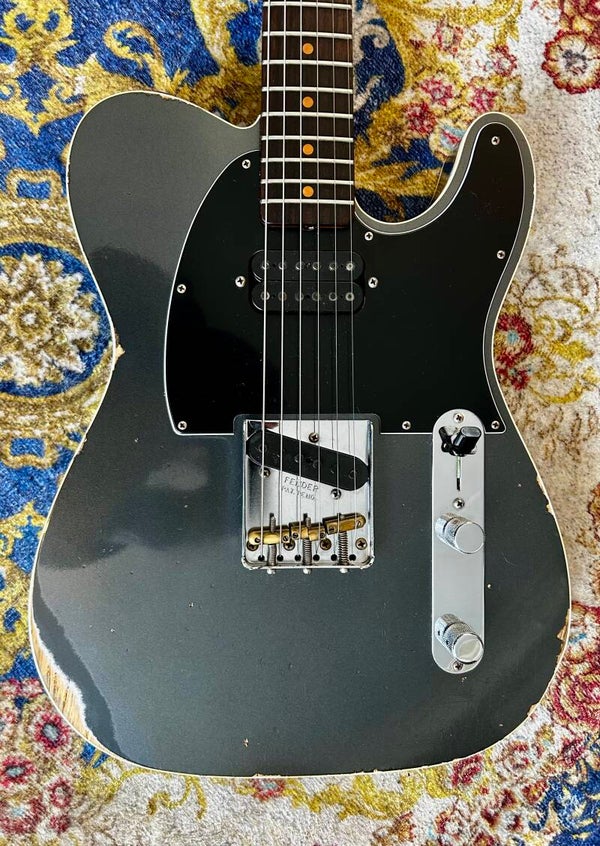 Fender Telecaster Custom Shop Charcoal Frost Metallic Relic 2022