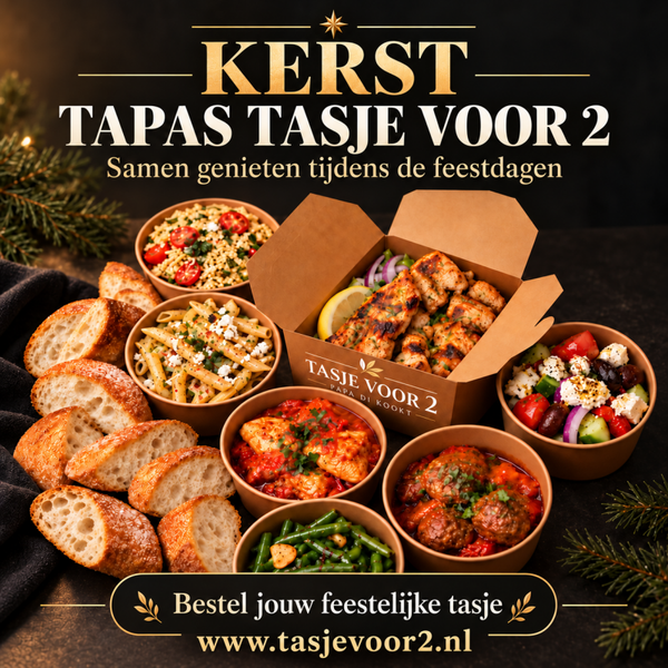 KERST TAPAS TASJE voor 2