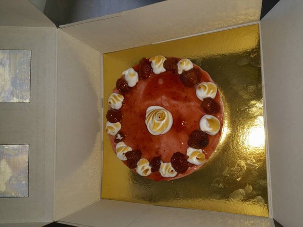 IJstaart Vanille-Madagaskar & Aardbei roomijs