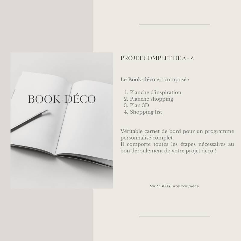 MH Décoration l Marion Hanachi l Décoratrice d'intérieur sur Annecy, Aix les Bains, Rumilly l Mes prestations l Book déco