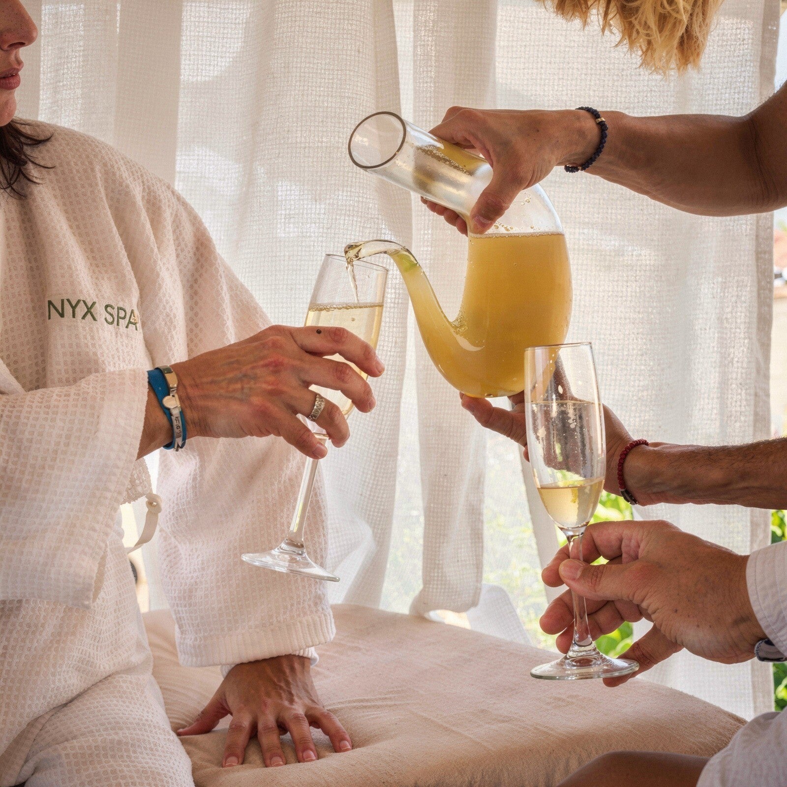 Massage and Mimosas in Cancun