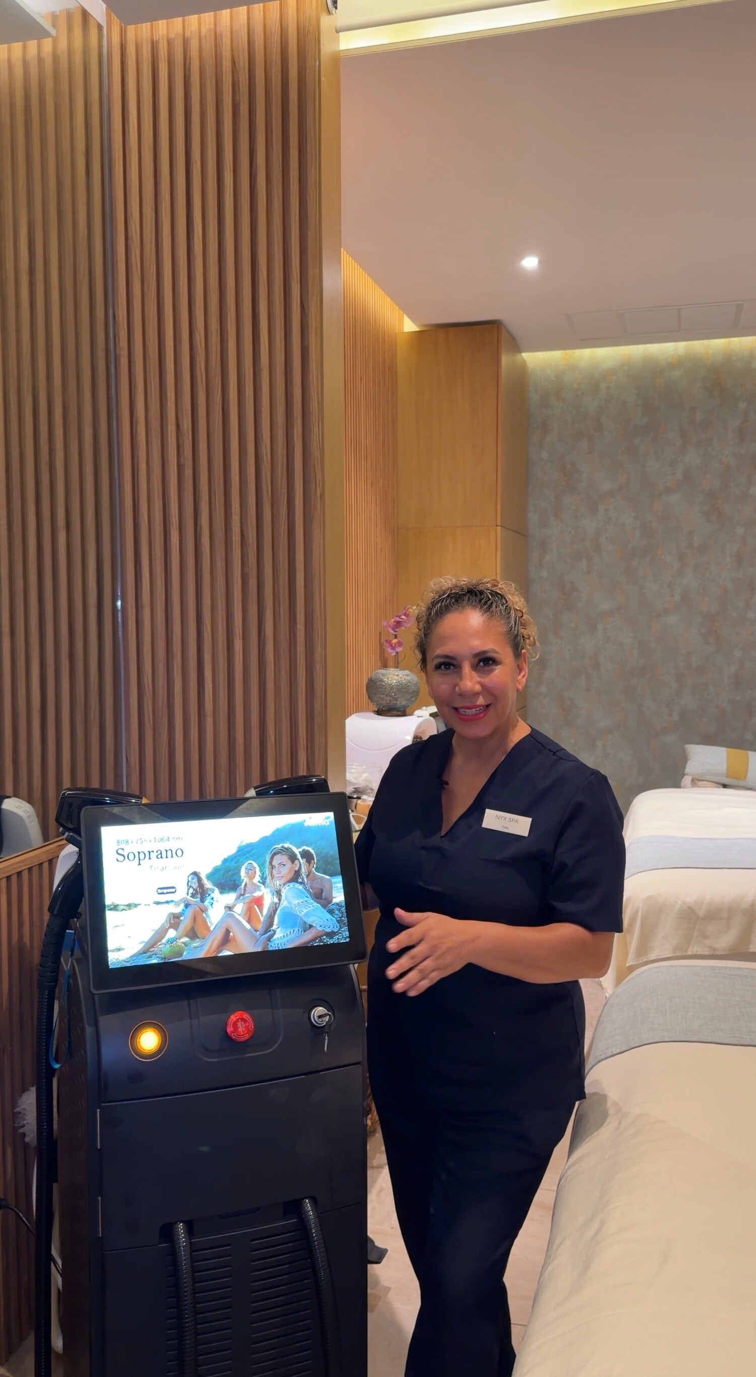 Aesthetic specialist/ laser hair removal at NYX Clinic Hotel NYX Cancun⁠