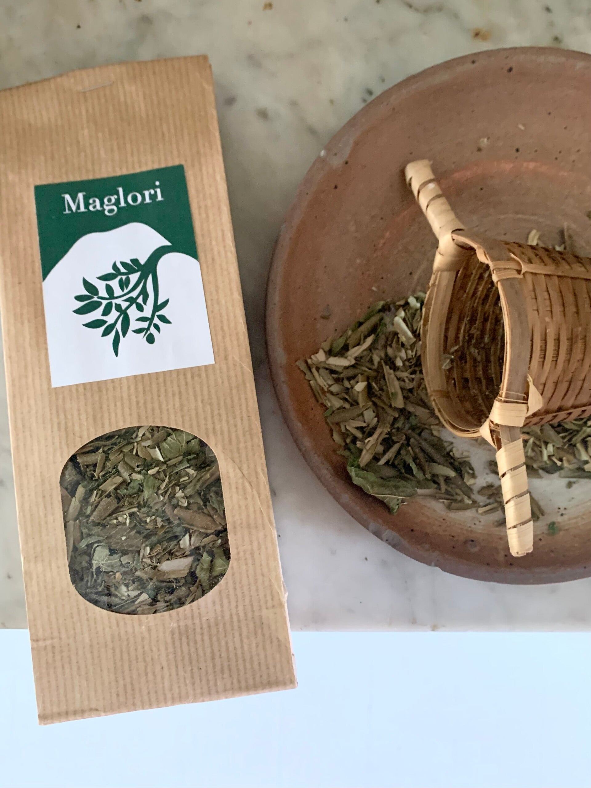 Gekneusde olijfbladeren  puur