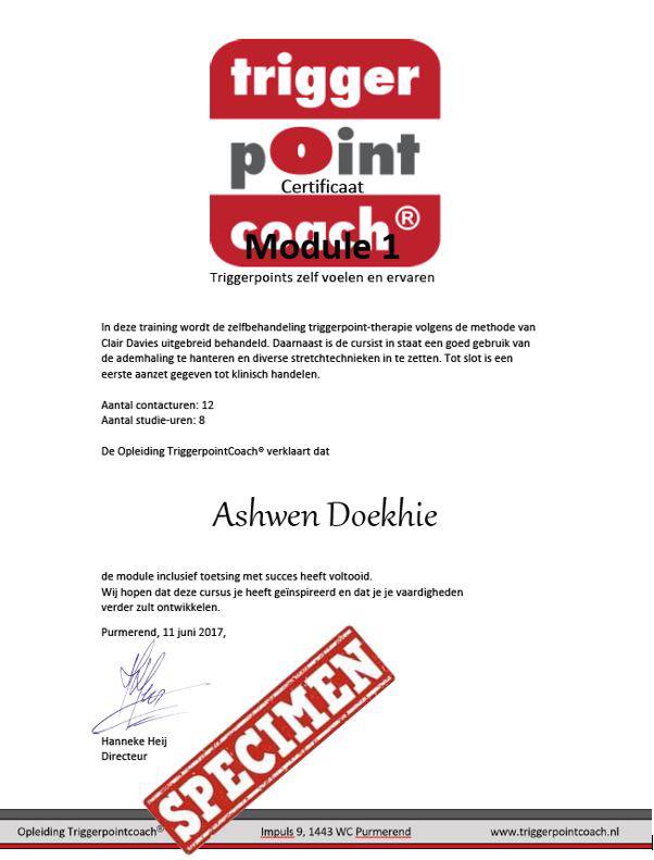Triggerpoint module 1