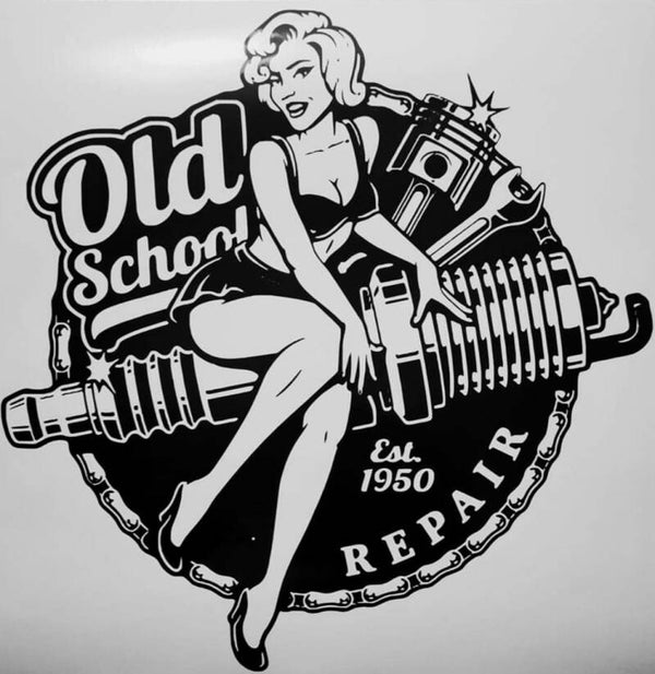 Sticker mécanique Old School