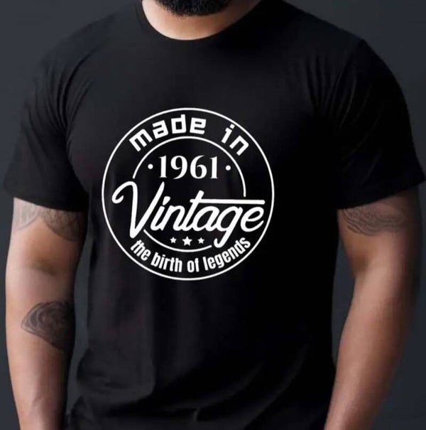T-shirt année de naissance