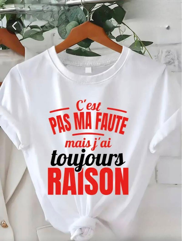 T-shirt humour pour Femme