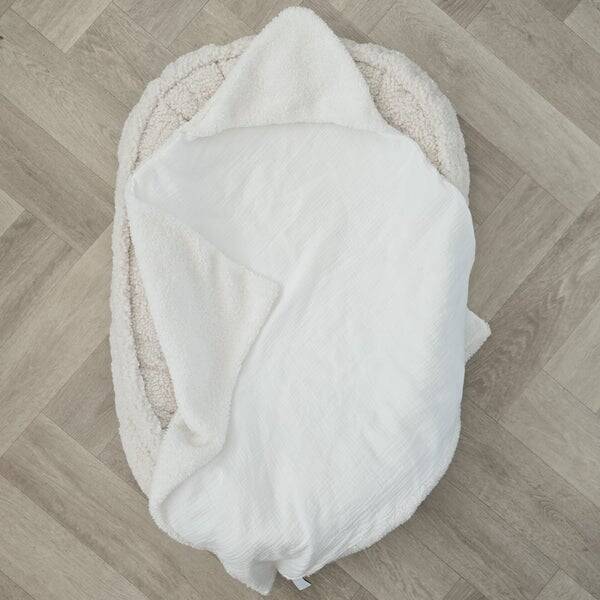 Omslagdoek Teddy Off White - Hydrofiel Off White