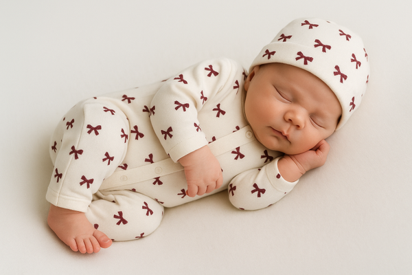 Boxpakje Baby Rib | Strikjes Bordeaux