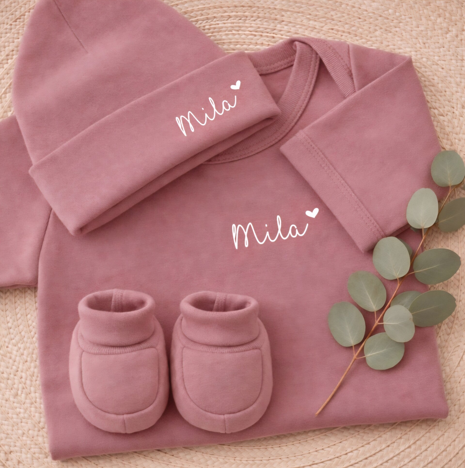 Setje Newborn Hartje | Naam