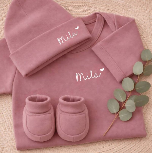 Setje Newborn Hartje | Naam