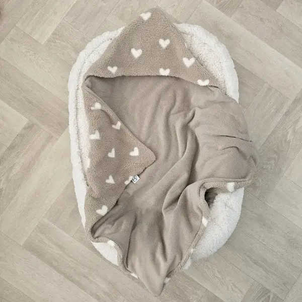 Omslagdoek | Teddy Hartjes Taupe