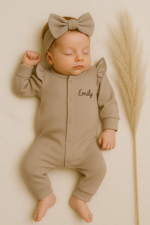 Boxpakje Baby Rib Naam | Donker Beige