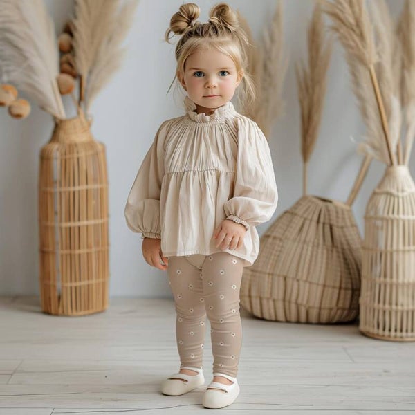 Broekje Bloemen Dots