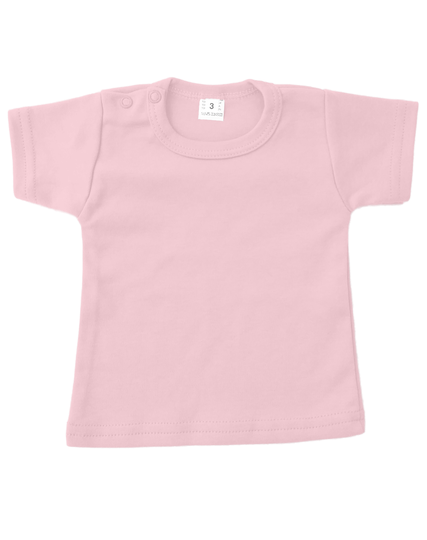 Shortsleeve Basic Licht Roze