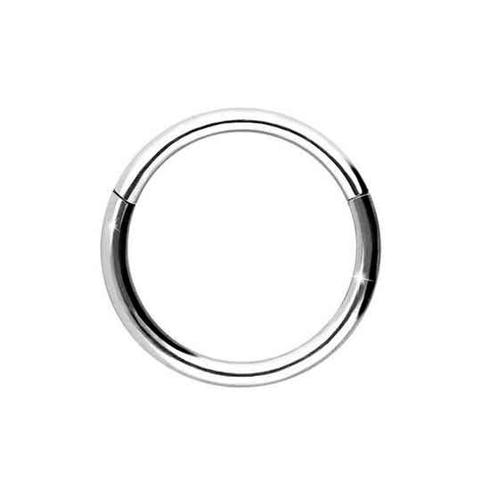 Weißgold - Titanium Hinged Segment Nosering
